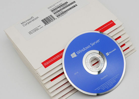 İngilizce Sürümler Windows Server 2016 Lisans Anahtarı DVD COA Etiketi