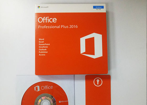 Orijinal Microsoft Office Yazılımı Çok Dilli Office 2016 Pro Plus Lisans Anahtarı