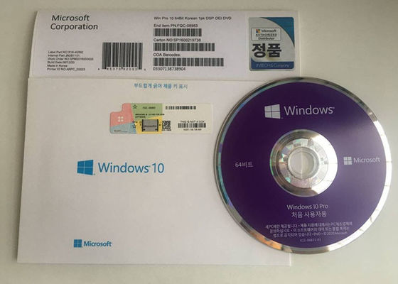 Orijinal Microsoft İşletim Sistemi Windows 7 Pro OEM COA çıkartması